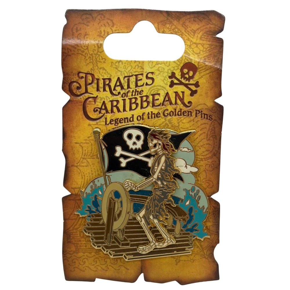 Disney Pirates of the Caribbean Legend of the Golden Pins Skeleton Pirate 2006
